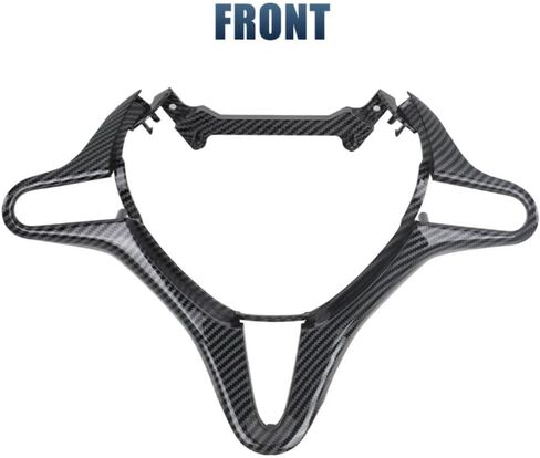 1Pc Carbon Fiber Steering Wheel Cover Interior Trim Compatible with Honda Civic 2006-2011 2007 in Saudi Arabia