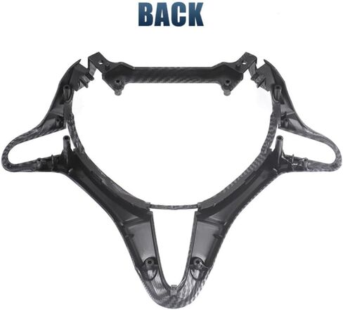 1Pc Carbon Fiber Steering Wheel Cover Interior Trim Compatible with Honda Civic 2006-2011 2007 in Saudi Arabia