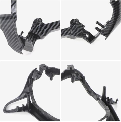 1Pc Carbon Fiber Steering Wheel Cover Interior Trim Compatible with Honda Civic 2006-2011 2007 in Saudi Arabia