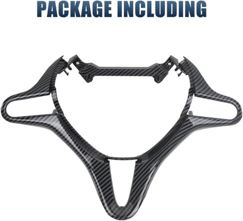 1Pc Carbon Fiber Steering Wheel Cover Interior Trim Compatible with Honda Civic 2006-2011 2007 in Saudi Arabia