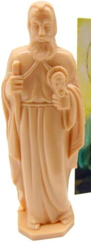 Westmon Works Saint Joseph and St Jude Mini Statues with Prayer Cards Patrons of Happy Homes and Hopeless Lost Causes in Saudi Arabia