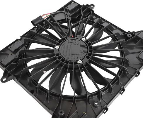 مجموعة مروحة تبريد رادياتير المحرك GM3115321 متوافقة مع 2020-2022 لسيارة Chevy Blazer 3.6L 2020-2024 لكاديلاك XT6 3.6L 2020-2023 لمجموعة مروحة مكثف GMC Acadia 3.6L in Kuwait