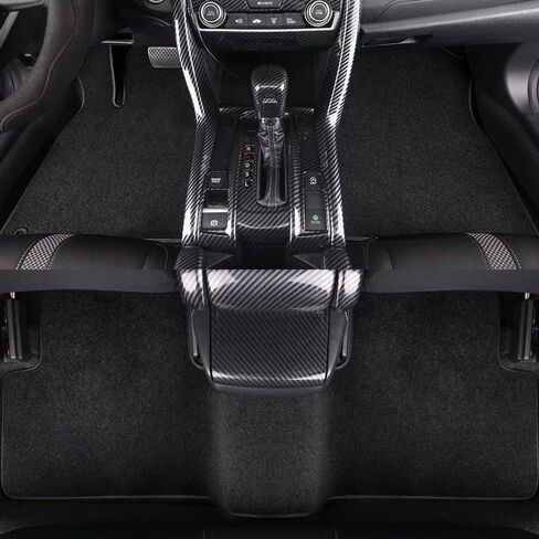 Priprilod Car Floor Mats Full Set Compatible with Volkswagen Passat 2012 2013 2014 2015 2016 2017 2018 2019 | Waterproof，All-Weather Protect | with Non-Slip Backing，Black Floor Liner Car Accessories in Saudi Arabia