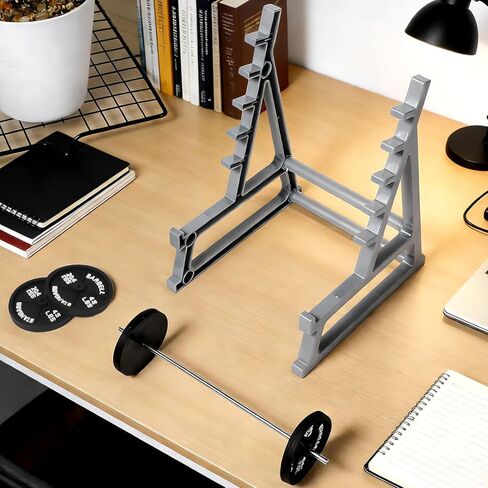 Squat Rack Pen Holder, Mini Barbell Desk Toy, Gym Them Grey funny pen holder, for Gym Lovers Men, for Storing Office Writing Supplies in Kuwait