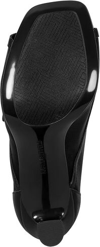 KARL LAGERFELD Women's Deandre Peep Toe Sandal Bootie With Flower Embellishments in Saudi Arabia