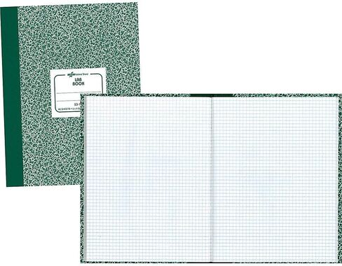 National Composition Lab Notebook, Quadrille Rule, Green Cover, (60) 10.13 x 7.88 Sheets in Kuwait