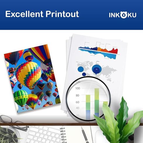 خرطوشة حبر LC75 متوافقة مع طابعات Brother LC75 LC71 LC79 XL، تعمل مع طابعات Brother MFC-J6510DW J6710DW J6910DW J280W J425W J430W J835DW (أسود، سماوي، أرجواني، أصفر، 4 عبوات) in Kuwait