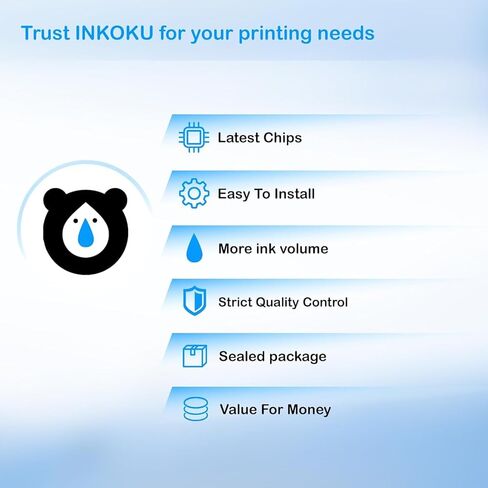 خرطوشة حبر LC75 متوافقة مع طابعات Brother LC75 LC71 LC79 XL، تعمل مع طابعات Brother MFC-J6510DW J6710DW J6910DW J280W J425W J430W J835DW (أسود، سماوي، أرجواني، أصفر، 4 عبوات) in Kuwait