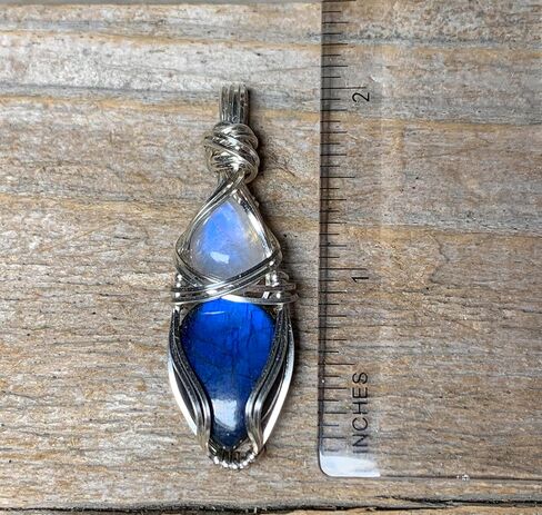 New Beginnings Moonstone Bracelet for Women with Labradorite | Motivational Gifts for Moms Sisters Teens Handmade in Arizona | Labradorite Bracelet | Meaningful Labradorite and Moonstone Bracelet in Saudi Arabia