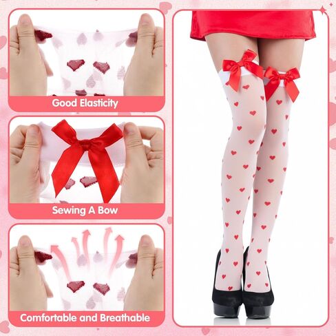 JATEBI 9 Pcs Cupid Costume Set Cupid Dress Up Bow and Arrow Bow High Stockings Heart Sunglasses Earrings for Women Valentines Halloween Cosplay Wedding Party Supplies in Kuwait