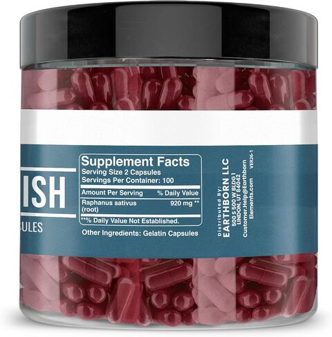 Earthborn Elements مستخلص الفجل الأسود نقي وغير مخفف، بدون إضافات in Kuwait