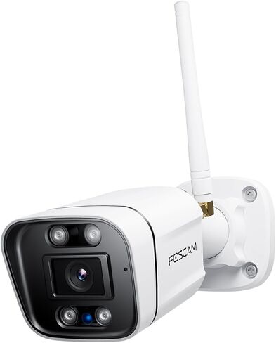 FOSCAM 3K 5MP Security Cameras Wireless Outdoor, 5GHz&2.4GHz WiFi Camera for Home Security, 120° FoV Outside Surveillance Cam, AI Human/Vehicle Detection, 66FT Color Night Vision, 120dB Siren, IP66 in Kuwait