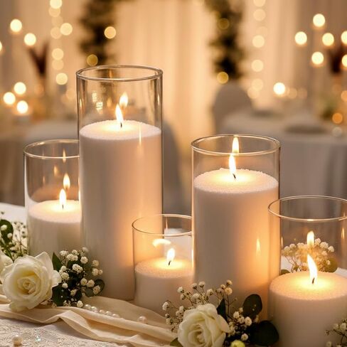 LAMORGIFT 8LB Candle Sand- White Candle Beads, Sand Wax, Pearled Candles with Wicks (50 Pcs) & Wooden Spoons, Sand Candles Unscented for Powder Candle Making, Candle Refill Kit in Saudi Arabia