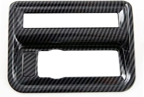 Keptrim for 2021 2022 2023 2024 2025 Ford F-150 ABS Carbon Fiber Side Console Headlight Switch Button Panel Trim, 1pc in Kuwait