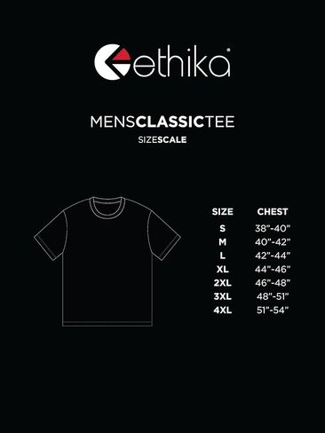 تي شيرت Ethika للرجال ذو التصميم الكلاسيكي | أبيض in Saudi Arabia