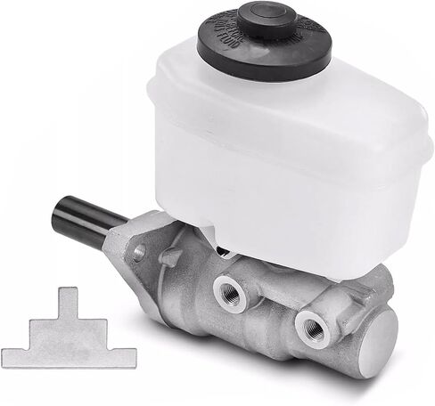 Brake Master Cylinder with Reservoir Compatible with Toyota Tacoma 2005 2006 2007 Automatic Transmission Replacement M630478, 47028-04030, M630477 in Kuwait