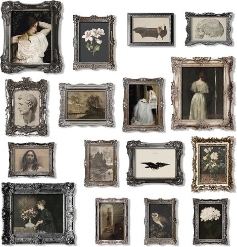 97 Decor Dark Academia Wall Art - Dark Academia Decor For Bedroom, Moody Goth Art Prints, Vintage Halloween Wall Decorations Gothic Posters For Home Office (Unframed) in Saudi Arabia