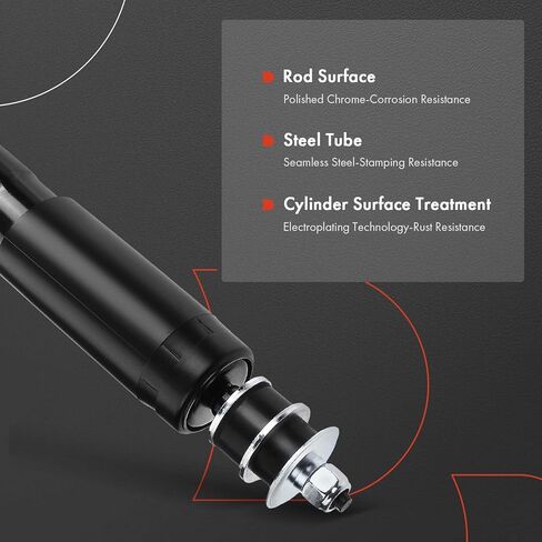 A-Premium Front Pair (2) Shock Absorber Compatible with Toyota Land Cruiser 1996 1997 1998 1999 2000 2001 2002, Driver and Passenger Side in Saudi Arabia