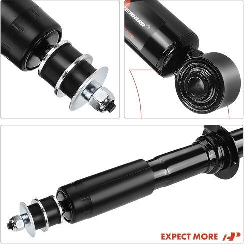 A-Premium Front Pair (2) Shock Absorber Compatible with Toyota Land Cruiser 1996 1997 1998 1999 2000 2001 2002, Driver and Passenger Side in Saudi Arabia