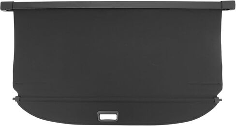 FREEMOTOR802 Rear Cargo Cover, Fits 2007-2016 Jeep Compass & 2007-2017 Jeep Patriot, V2 Black Vinyl + Aluminum Rod Retractable Trunk Cover Luggage Security Privacy Shield Shade Interior Accessories in Kuwait