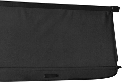 FREEMOTOR802 Rear Cargo Cover, Fits 2007-2016 Jeep Compass & 2007-2017 Jeep Patriot, V2 Black Vinyl + Aluminum Rod Retractable Trunk Cover Luggage Security Privacy Shield Shade Interior Accessories in Kuwait
