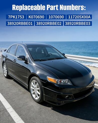 حزام محرك أفعواني مناسب لسيارة Honda CR-V 2007-2009 L4 2.4L، مناسب لـ Acura TSX 2004-2008 L4 2.4L، غاز فقط، استبدل K070690 7PK1753 1070690 in Saudi Arabia