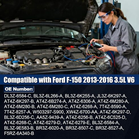 طقم توقيت كامل 3.5L Ecoboost يناسب Ford F150 2013 2014 2015 2016 مع استبدال الملفات اللولبية # AT4Z-6M280-A AT4Z-6M280-B in Kuwait