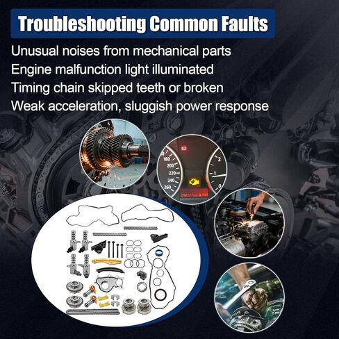 طقم توقيت كامل 3.5L Ecoboost يناسب Ford F150 2013 2014 2015 2016 مع استبدال الملفات اللولبية # AT4Z-6M280-A AT4Z-6M280-B in Kuwait