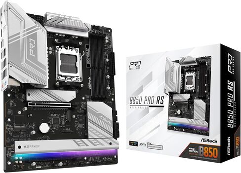 ASROCK AMD B850 PRO A SOCKET AM5 RYZEN DDR5 8000 MHz 256GB ATX Motherboard M.2 SATA3 6.0 GB/S PCIE 5.0 in Kuwait