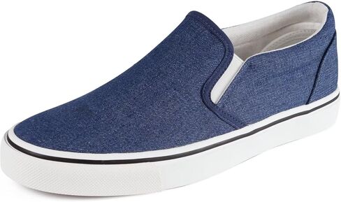 Mens Classic Slip on Canvas Shoes Casual Loafers Fashion Sneakers in Kuwait