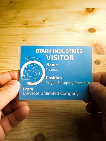 حامل شارة الاسم المغناطيسي بريسمايت 3x4، علامات الاسم المغناطيسية مع إدراجات قابلة للطباعة بالليزر/النافثة للحبر، 100 حزمة in Kuwait