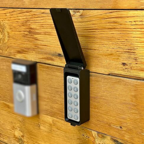 حاوية لوحة المفاتيح لشركة August/Yale & Wyze Lock Keypad - مقاومة للطقس ، مساكن خارجية مغلقة بالكامل مع قفل مغناطيسي (رمادي) in Kuwait