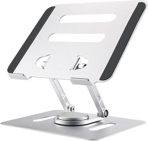 Portable Monitor Stand Adjustable Multi-angle Foldable Metal Stand Supports 12"-19" Laptops in Saudi Arabia