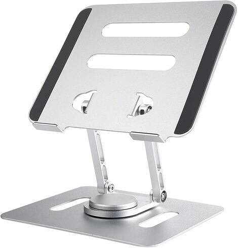 Portable Monitor Stand Adjustable Multi-angle Foldable Metal Stand Supports 12"-19" Laptops in Saudi Arabia