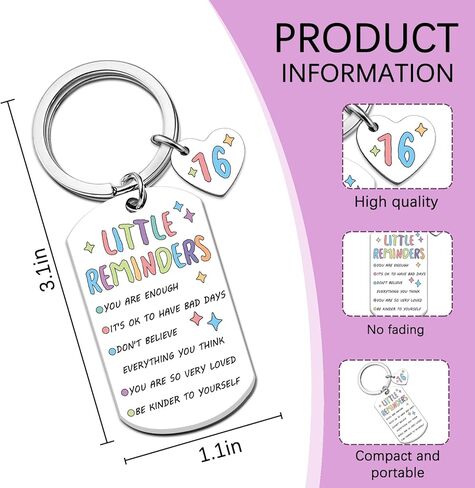 Sweet 16 Gifts For Girls 18th Birthday Gifts For Girls Inspirational Gift For Teen Boy Girl in Saudi Arabia