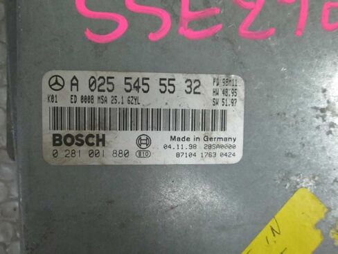 محرك ECM E300D Turbo 98-99 متوافق مع مرسيدس E-Class A 025 545 55 32 A0255455532 in Saudi Arabia