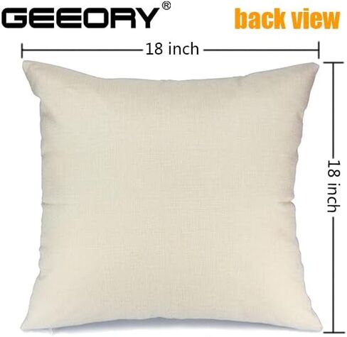 GEEORY Easter Pillow Covers - 18x18 Set of 4 Decorative Throw Pillows for Home - He is Risen Floral Bunny Buffalo Plaid Eggs Spring Farmhouse Decor in Kuwait