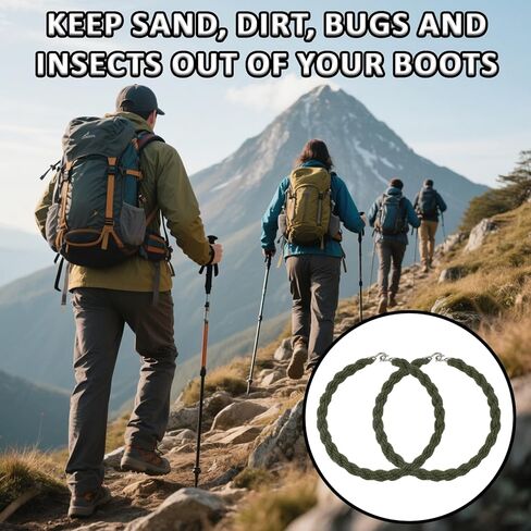 18 Pcs Boot Blousers Military, Elastic Blousing Straps with Metal Hooks, Adjustable Boot Bands for Pants Men and Women Army Navy Outdoor Hiking (Black, Green, Kachi) in Kuwait