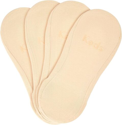 Keds Women's Extra Low Cut Liner Socks 4 Pack No Show Lightweight Breathable in Saudi Arabia