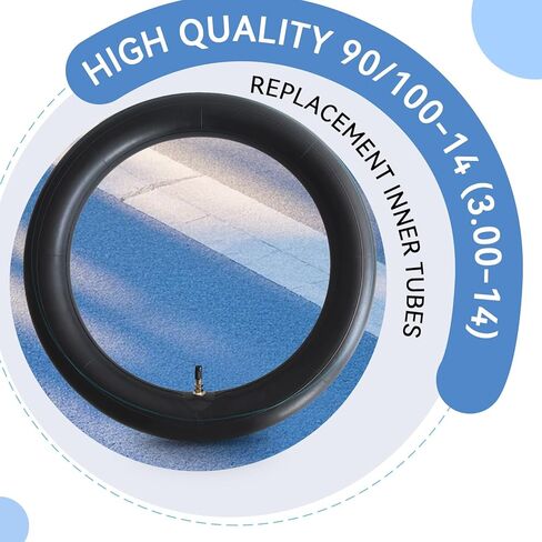 3.00-14 أنبوب داخلي 90/100-14 بوصة أنابيب الدراجة الترابية 14 بوصة أنابيب إطارات بديلة من مطاط البوتيل للدراجات الترابية 125cc و140cc (عبوتان) in Kuwait