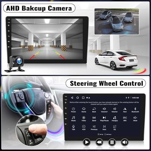 2G+64G لسيارة Jeep Grand Cherokee 2008 2009 2010 2012 2013 Android Car Stereo Wireless Apple CarPlay Android Auto 9 بوصة تعمل باللمس GPS Navi HiFi Audio Bluetooth Mirror Link FM WiFi+كاميرا احتياطية وميكروفون in Saudi Arabia