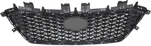 munirater Front Upper Grille Chrome Honeycomb W/O Radar Hole Replacement for 2015-2017 Sonata in Saudi Arabia