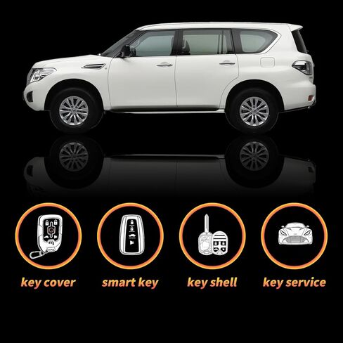 ABUDU مناسب لـ 2017-2020 نيسان أرمادا مفتاح ذكي عن بعد فوب 433 ميجا هرتز 46 رقاقة 5 أزرار سيدان بدون شعار معرف لجنة الاتصالات الفيدرالية: CWTWB1U744 / CWTWB1G744 in Kuwait