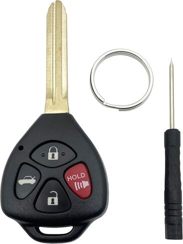Replacement Key Fob Shell Keyless Entry Remote Car Key Fob Case Fits for Toyota 2008-2013 Avalon / 2007-2011 Camry / 2008-2013 Corolla / 2009-2014 Venza (HYQ12BBY, GQ4-29T) (1) in Saudi Arabia