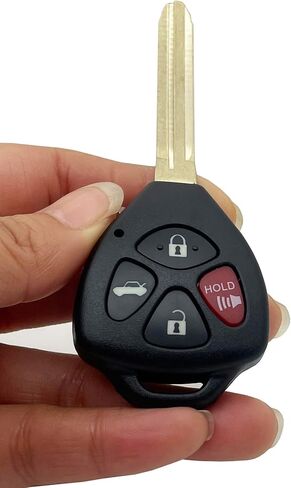 Replacement Key Fob Shell Keyless Entry Remote Car Key Fob Case Fits for Toyota 2008-2013 Avalon / 2007-2011 Camry / 2008-2013 Corolla / 2009-2014 Venza (HYQ12BBY, GQ4-29T) (1) in Saudi Arabia