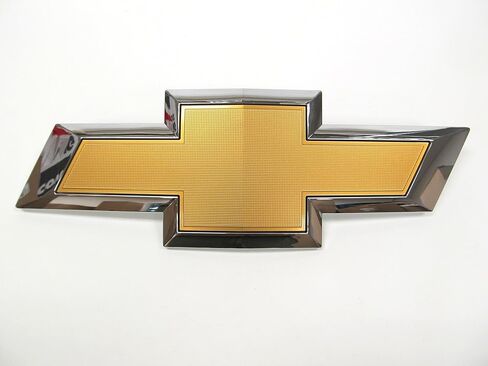 General Motors Chrome with Gold Insert Front Grille Bowtie Emblem in Chrome with Gold in Saudi Arabia