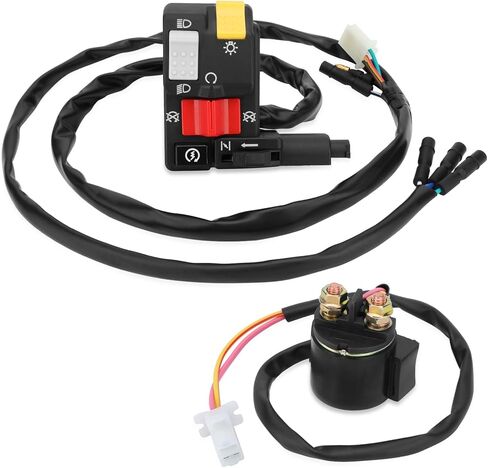M MATI Handlebar & Starter Relay Switch for Honda FourTrax 300 2x4/4x4 TRX300/TRX300FW 1996-2000 35200-HM5-850 35020-HM5-A10 35850-HC4-000 in Kuwait