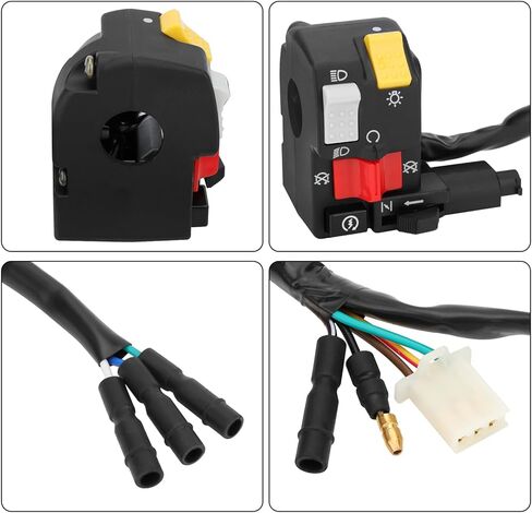 M MATI Handlebar & Starter Relay Switch for Honda FourTrax 300 2x4/4x4 TRX300/TRX300FW 1996-2000 35200-HM5-850 35020-HM5-A10 35850-HC4-000 in Kuwait