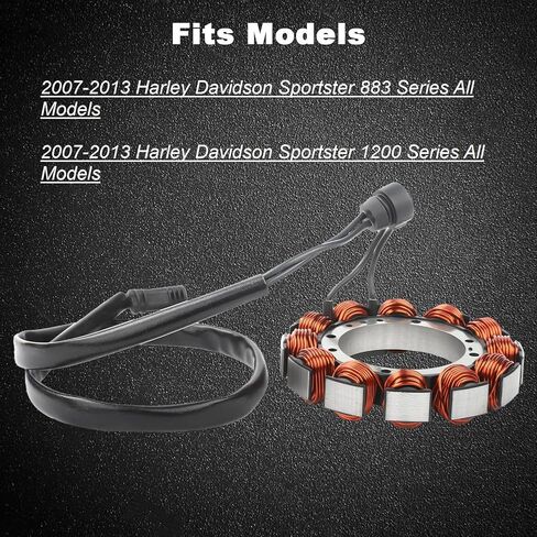 29997-07 Stator Assembly Fit For 2007-2013 Harley Davidson Sportster Series, XL883 XL1200 All Models in Saudi Arabia
