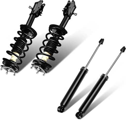 SCITOO - 2Pcs Front Complete Struts Spring Assembly + 2Pcs Rear Shock Absorbers Fits 2007-2012 for Mazda CX-7 Full Set Front Rear Complete Struts with 172494 349076 - Set of 4 in Saudi Arabia